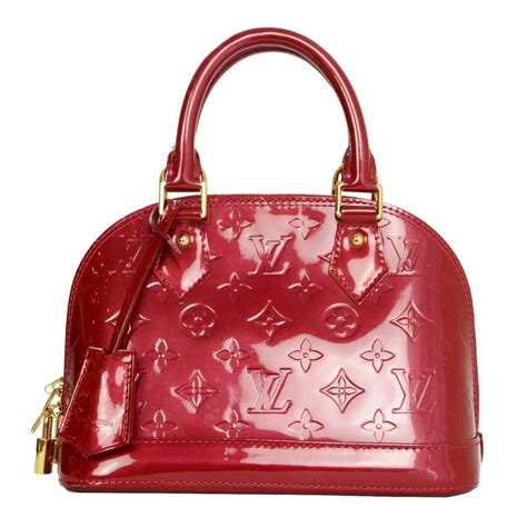 red patent louis vuitton handbag|louis vuitton monogram vernis handbags.